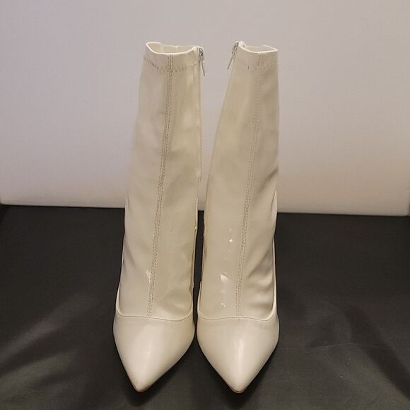 BRAND NEW PRETTYLITTLETHING POINTED TOE ANKLE  STILETTO HEELS SIDE ZIPPER  BOOT - Picture 2 of 16